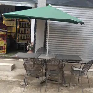 Green Rectangular Table Umbrella for Cafe'