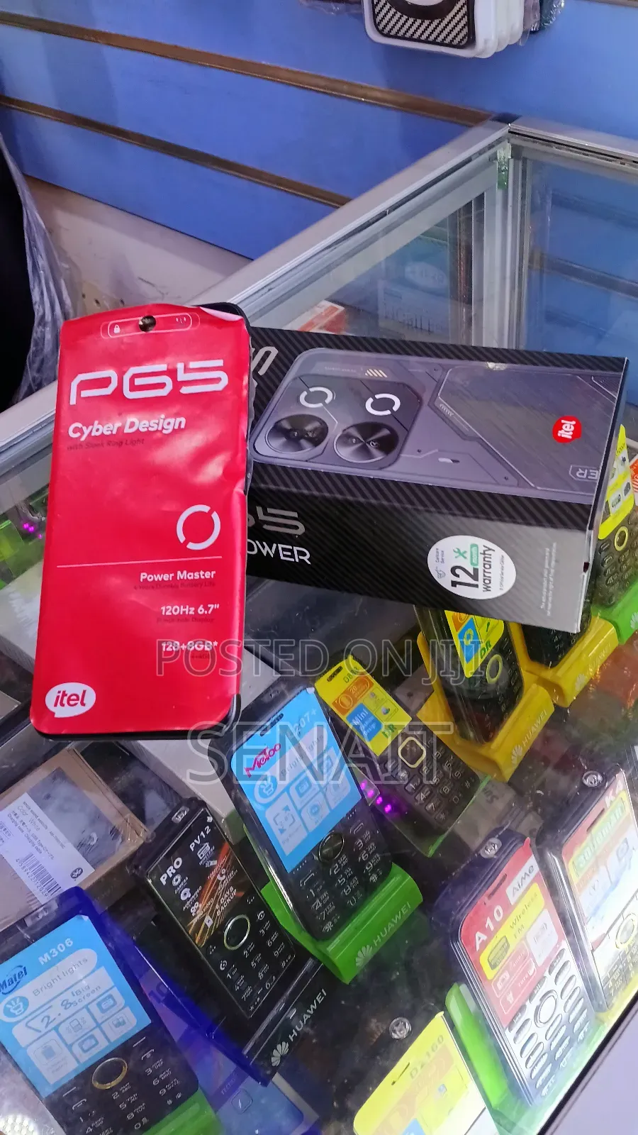 New Itel P65C 128 GB Gray