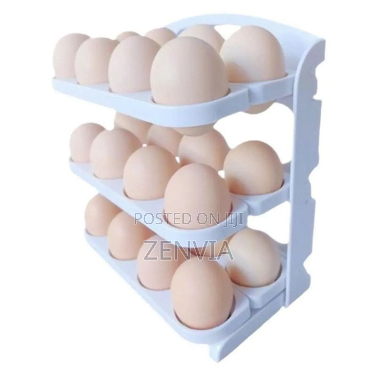 Folding Egg Rack – Space-saving Egg Organizer (Free Delivery)