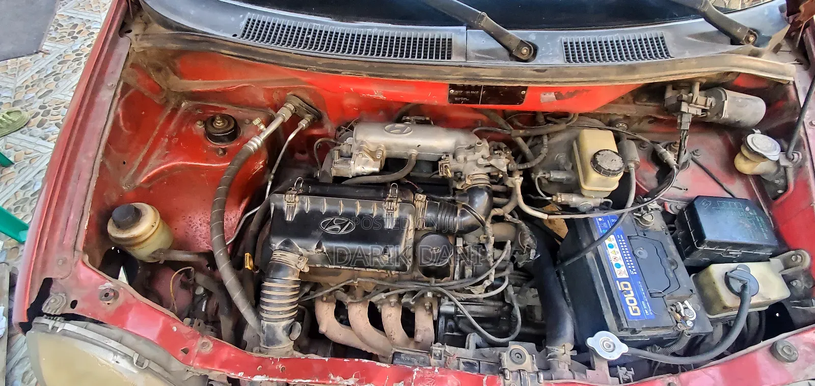 Hyundai Atos 1998 Red