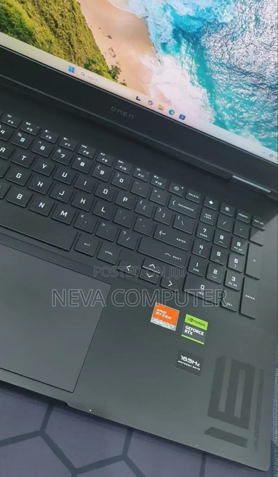 New Laptop HP Omen 16 16GB AMD Ryzen 7 SSD 1T