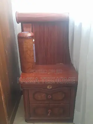 King Size Wooden Bed Set With Storage Dressing Table