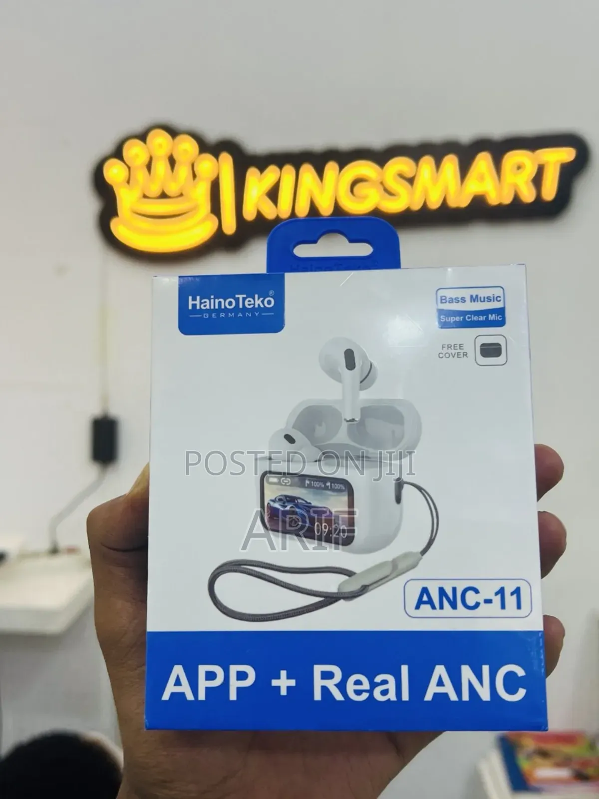Anc 11 Airpod (Brand Hainoteko ) With Free Cover