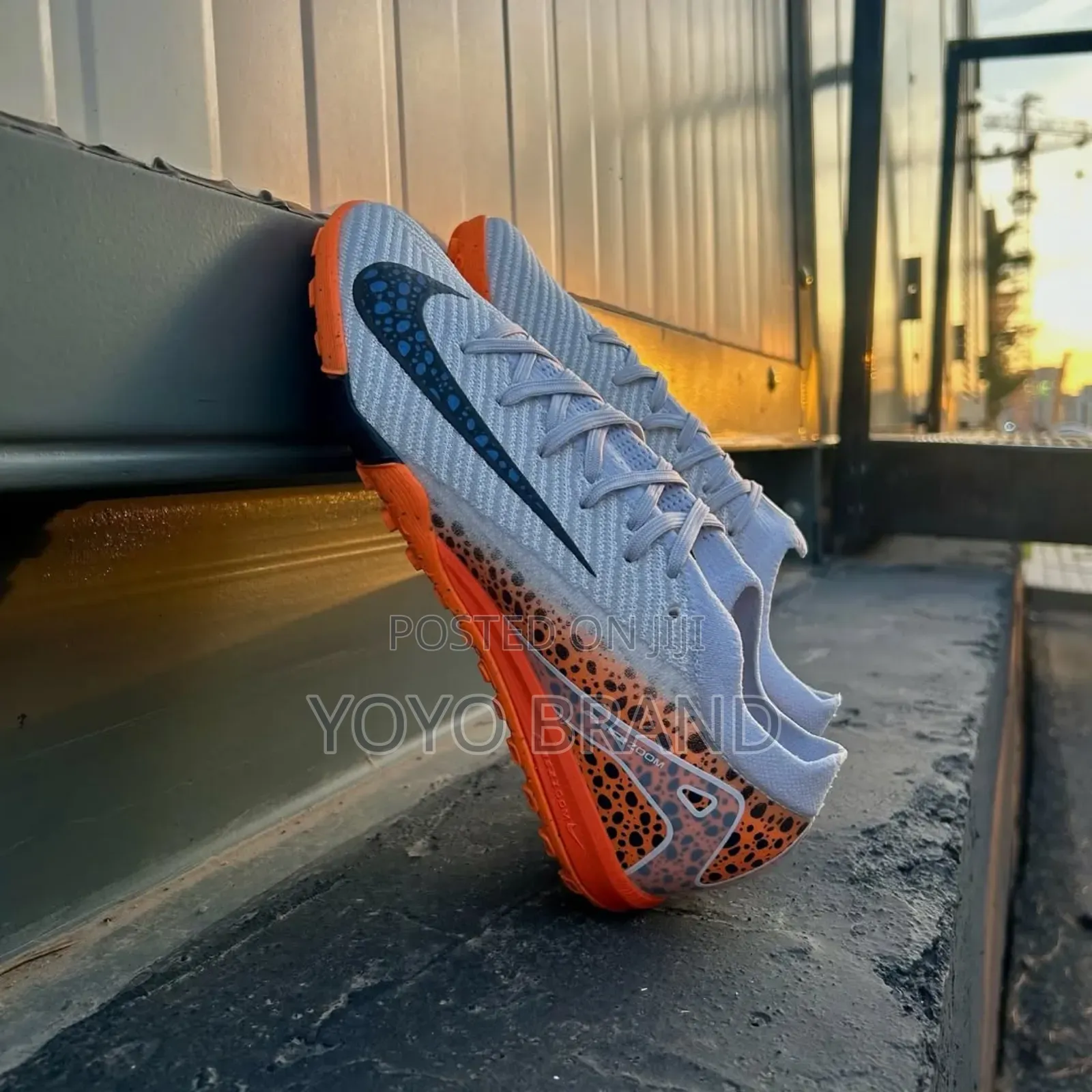 Nike Air Zoom Futsal Gray Foot Vall Shoes