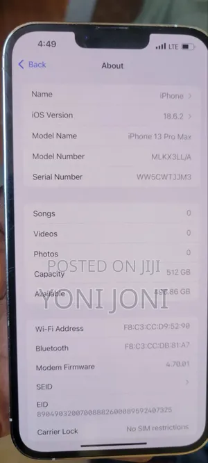 New Apple iPhone 13 Pro Max 512 GB White