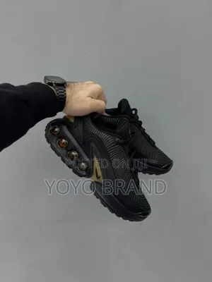 Photo - Nike Air Max Dn Black Golden Fashion Shoes