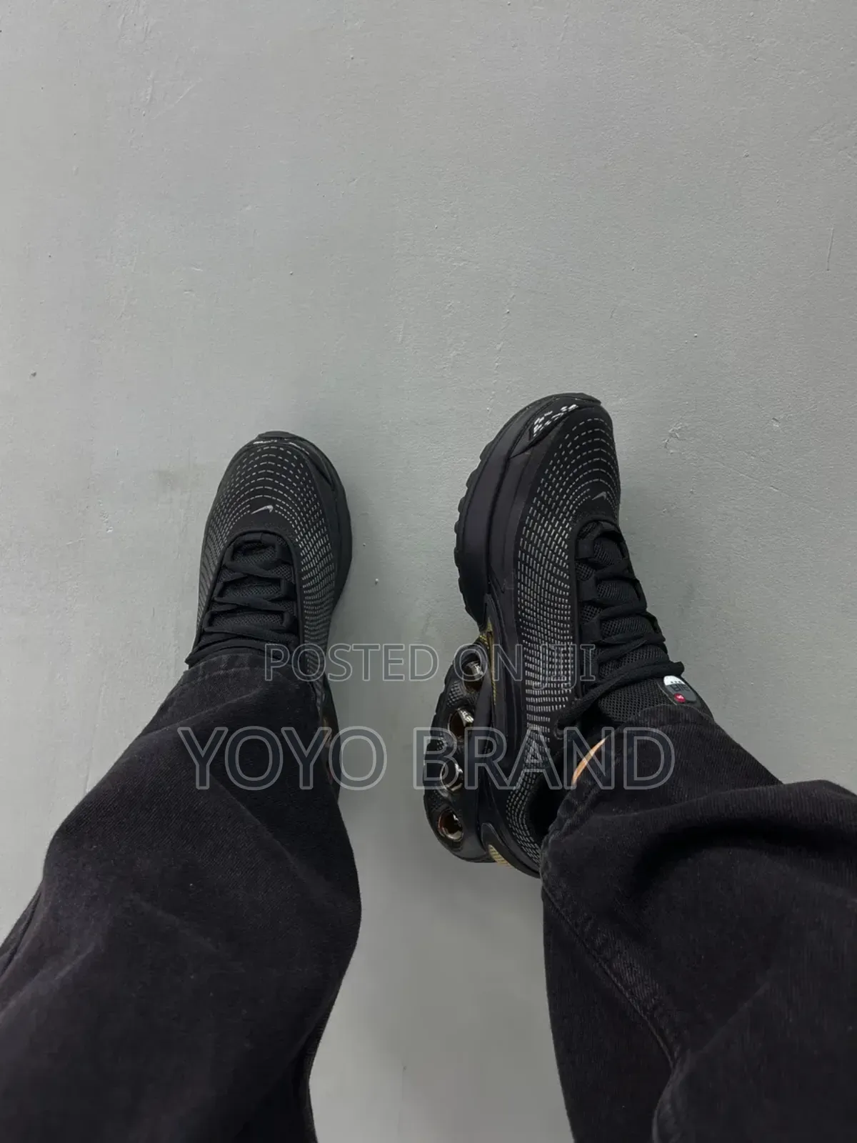 Nike Air Max Dn Black Golden Fashion Shoes