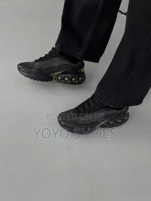 Nike Air Max Dn Black Golden Fashion Shoes
