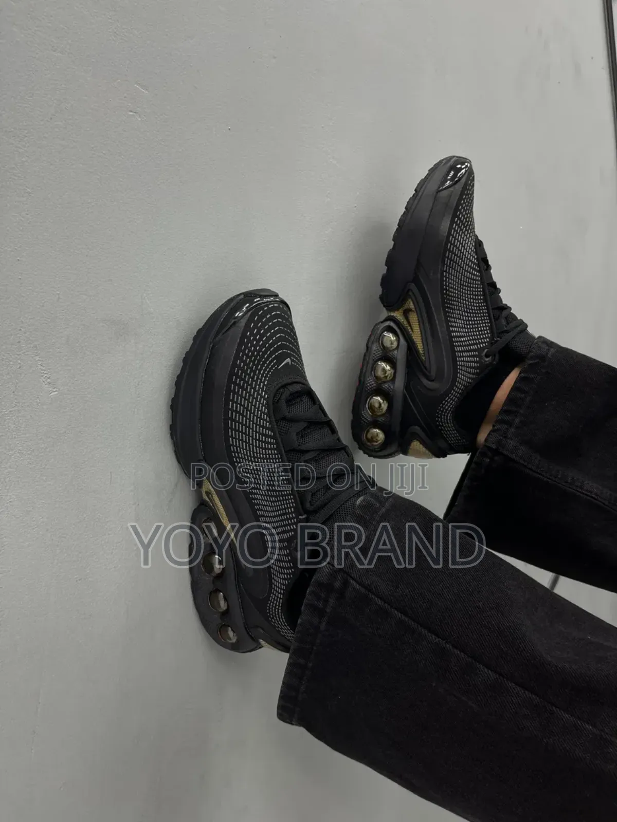 Nike Air Max Dn Black Golden Fashion Shoes