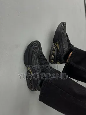 Nike Air Max Dn Black Golden Fashion Shoes