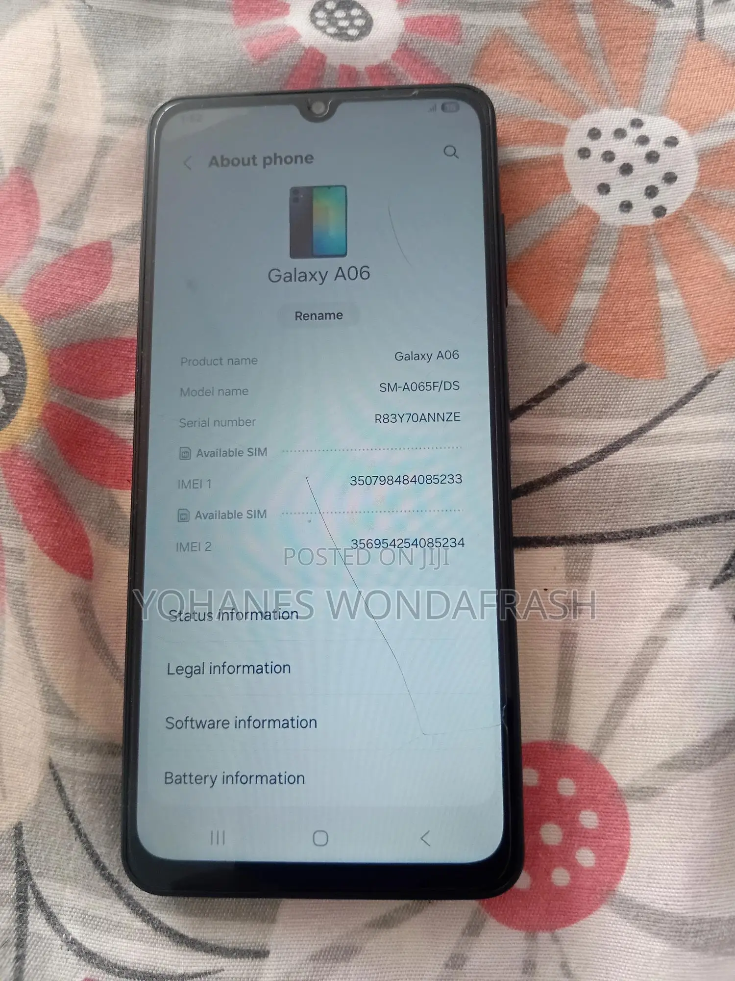 Samsung Galaxy A06 128 GB Gray