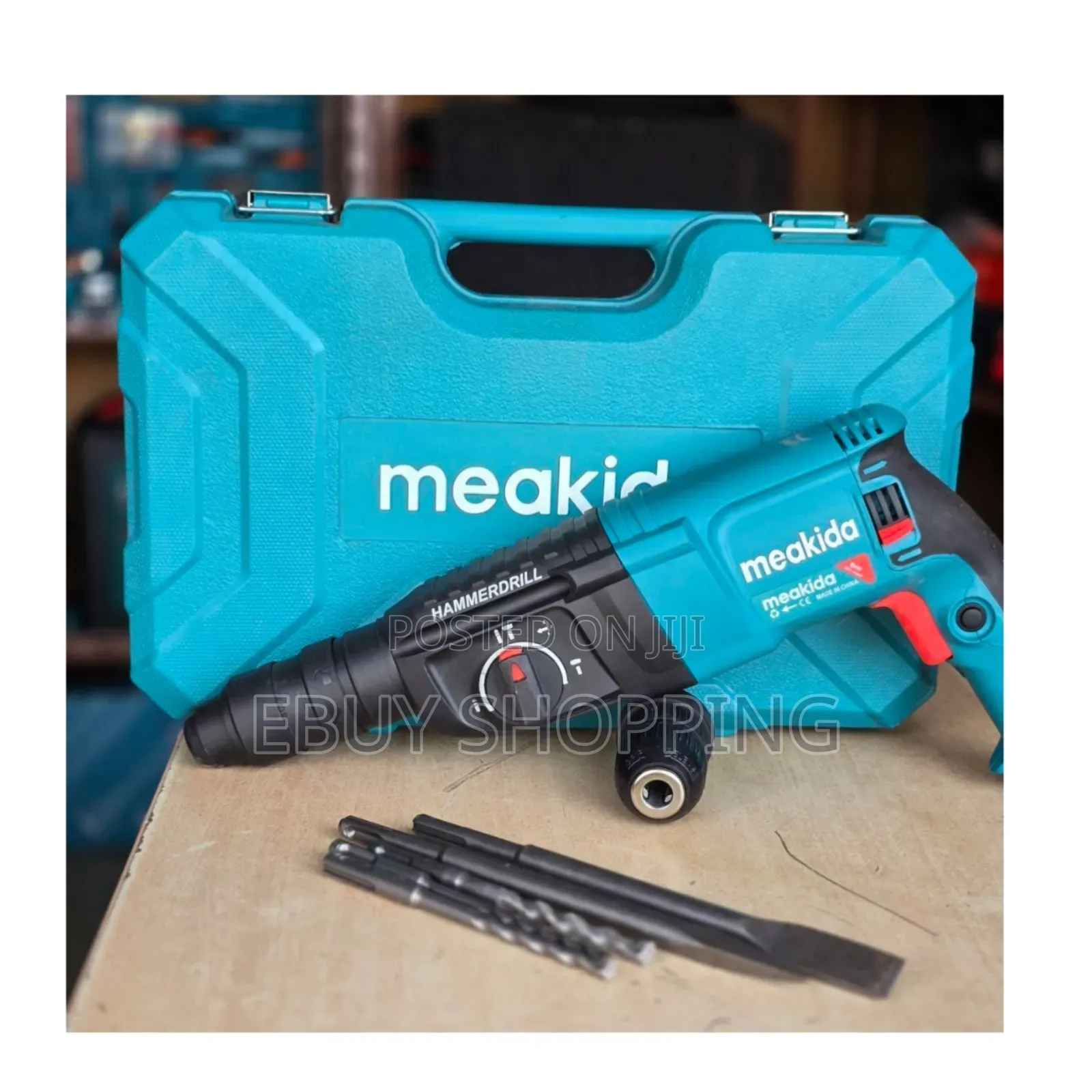 Heavy-Duty Rotary Hammer Drill With SDS-Plus Chuck