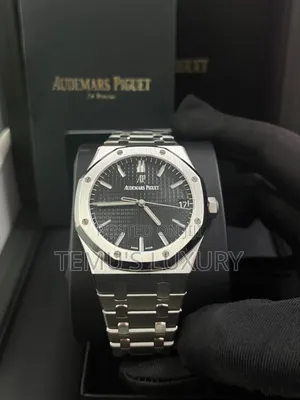 Audemars Piguet Quartz Royal Oak Stainless Steel/ Black Dial