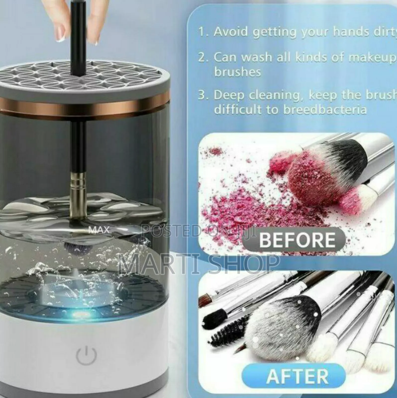 Electric Makeup Brush Cleaner