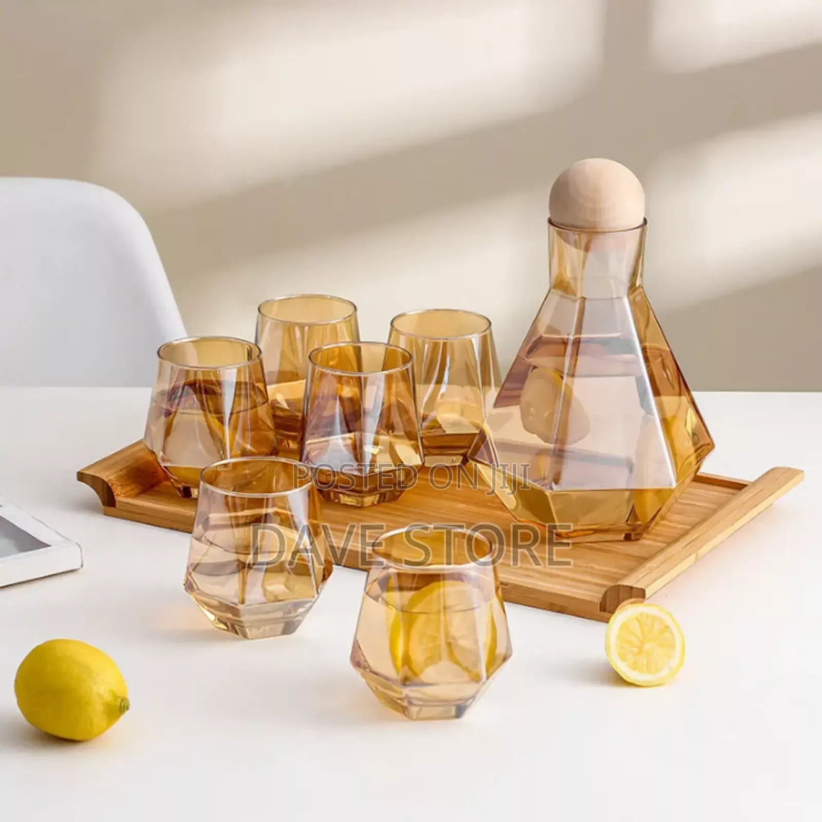7pcs Glass Water Set
