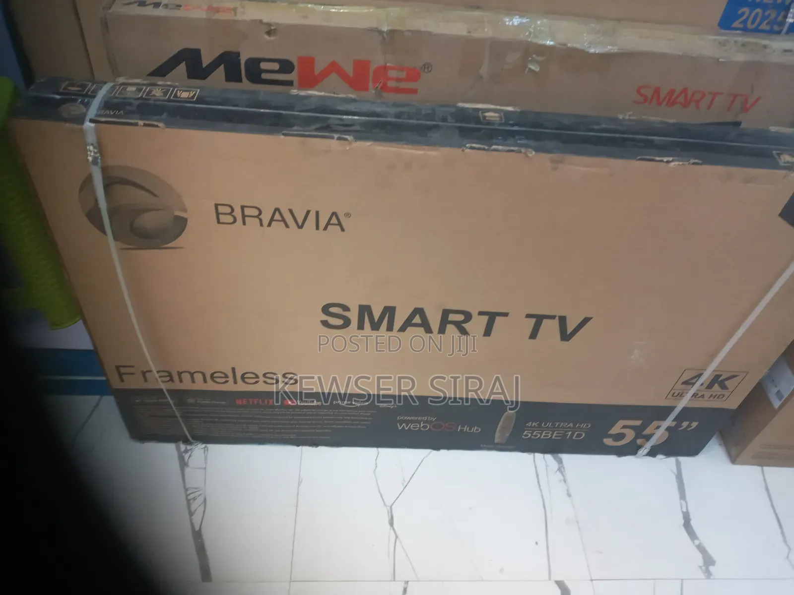 Bravia Tv 55inch Qled Smart Video Frameless Screen