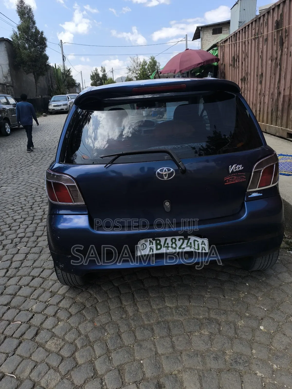 Toyota Vitz 1.0 FWD 3dr 2001 Blue