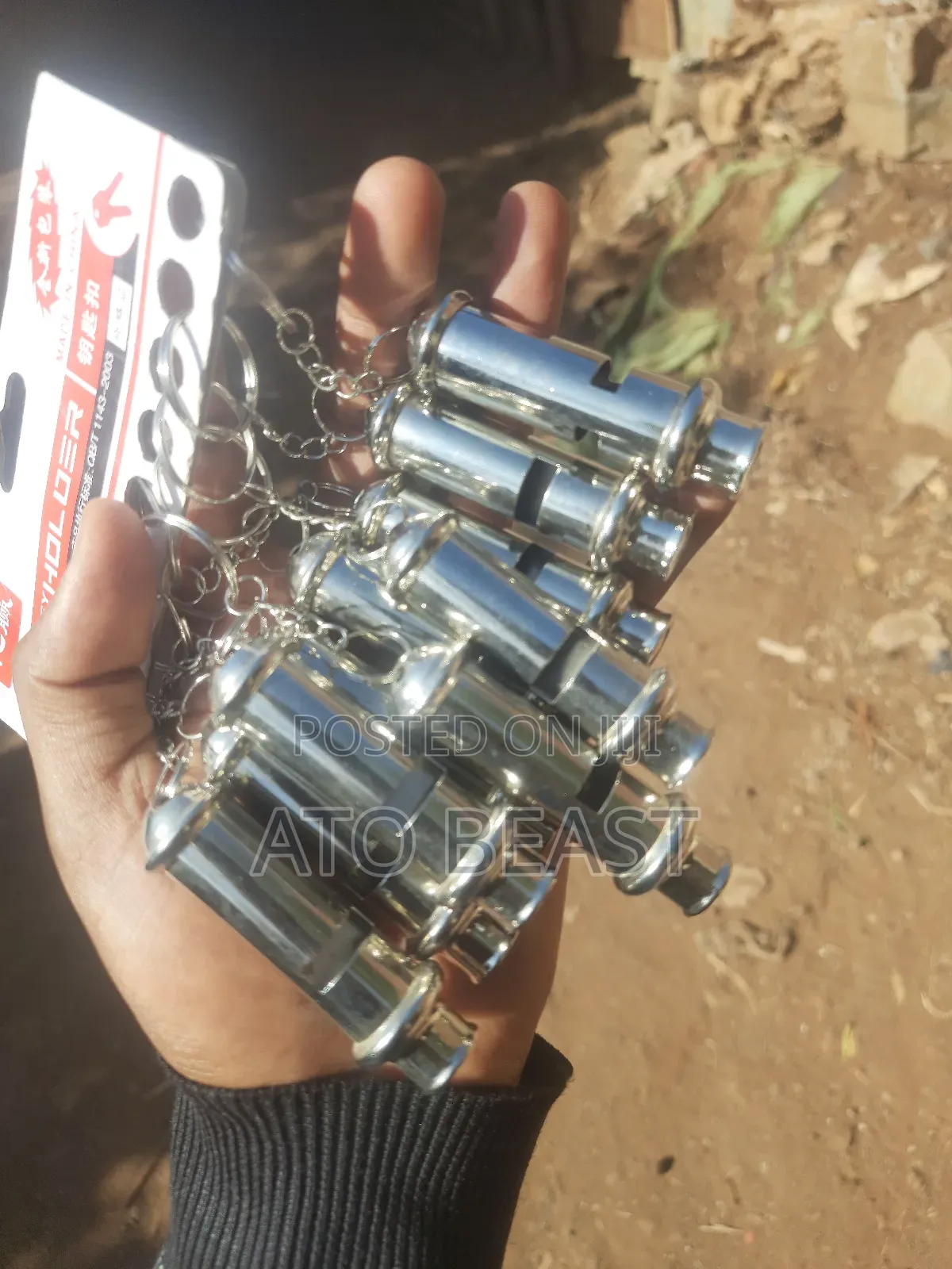 Metal Whistle የብርት ፊሽካ ለጥበቃ, ለፓርኪንግ, ለኳስ ጨዋታ, ለኮንስትራክሽን ደህንነት ማንቂያ