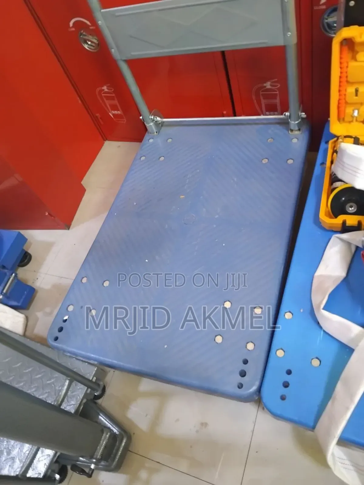 Uni-silent 300kgs Plastic Platform Truck Push Hand