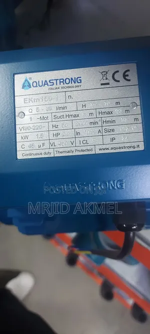 Photo - 2hp Aquastrong 2hp 1.5kw Hmax 90m