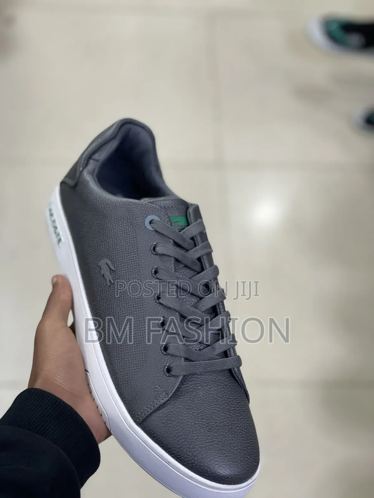 Modern Lacoste Dark Grey Shoes- Durable Upper, True Comfort