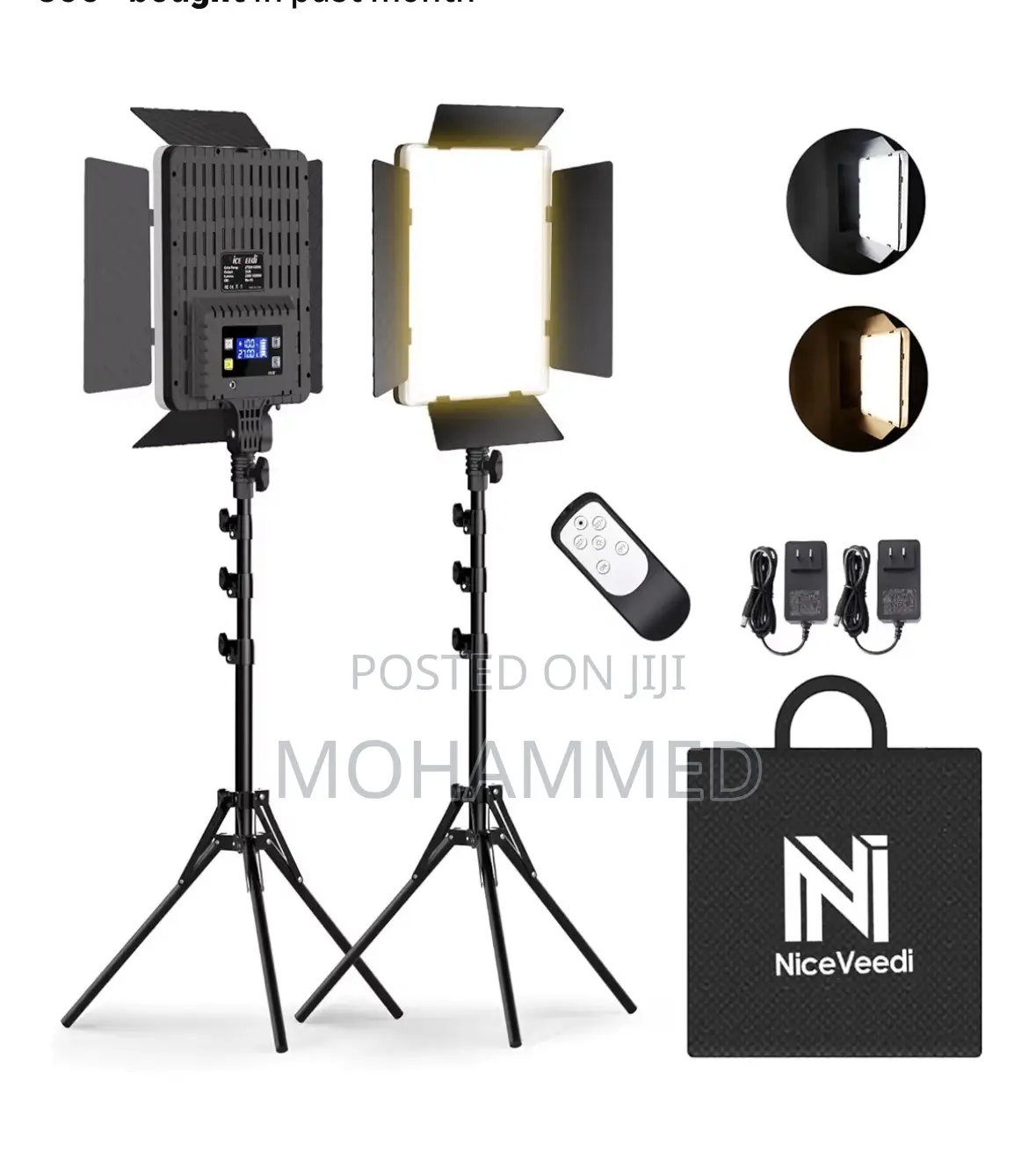 Niceveedi 2-Pack Photography Lighting Kit. Lighting Ki