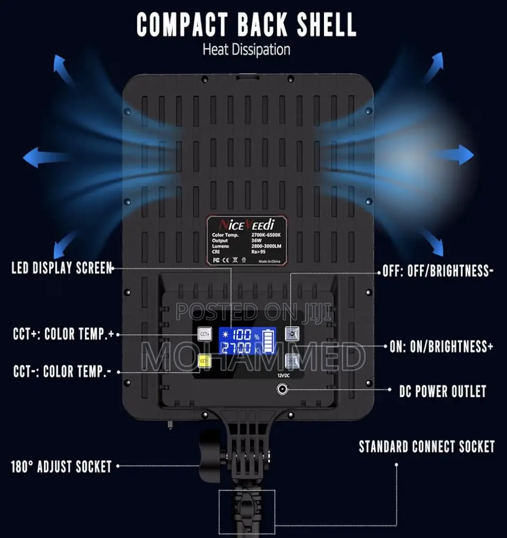 Niceveedi 2-Pack Photography Lighting Kit. Lighting Ki