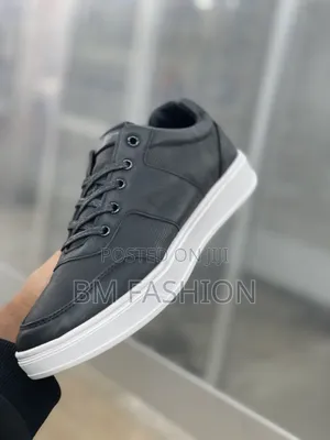 New Uspa Black Low-Tops (White Sole, Grey Accents)
