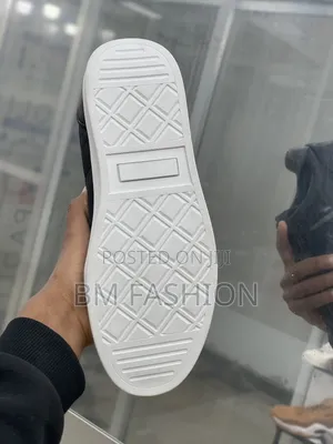 New Uspa Black Low-Tops (White Sole, Grey Accents)