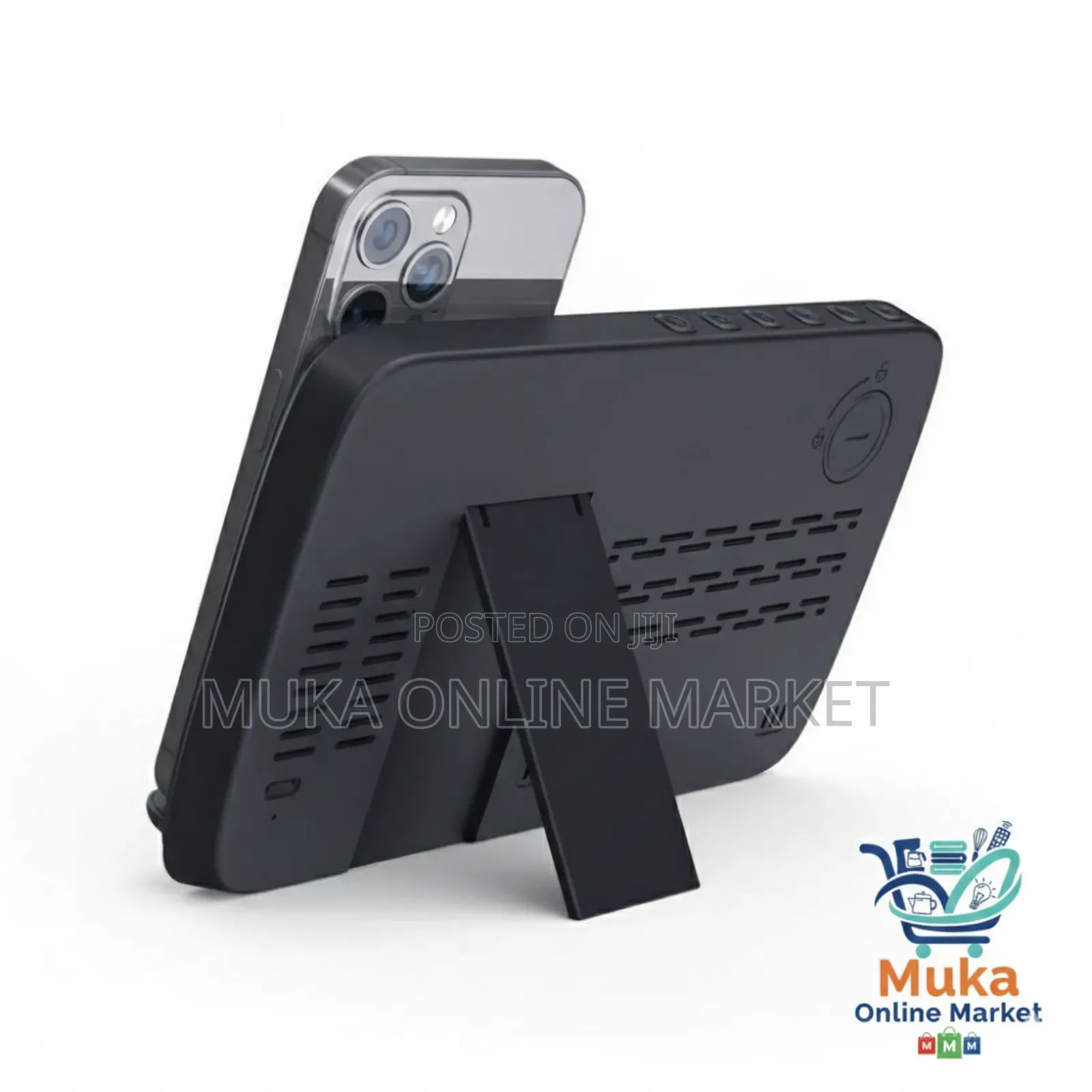 Rise Digital Alarm Clock Wireless Charger