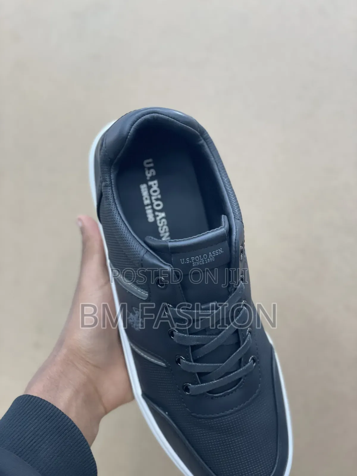 Uspa Black White Kicks - Mixed Material, Cloud Walk