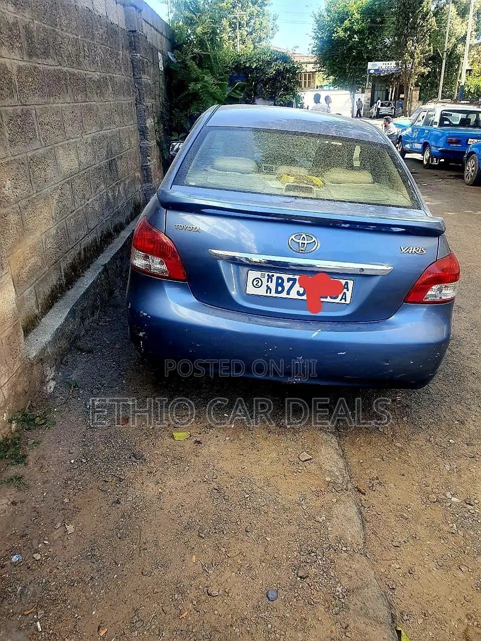 Toyota Yaris Sedan Automatic 2007 Blue