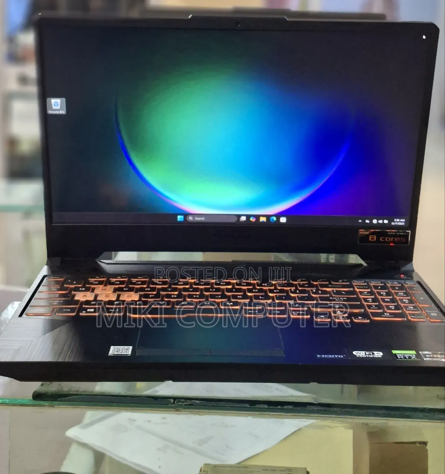 New Laptop Asus TUF Gaming A15 16GB AMD Ryzen 7 SSD 512GB