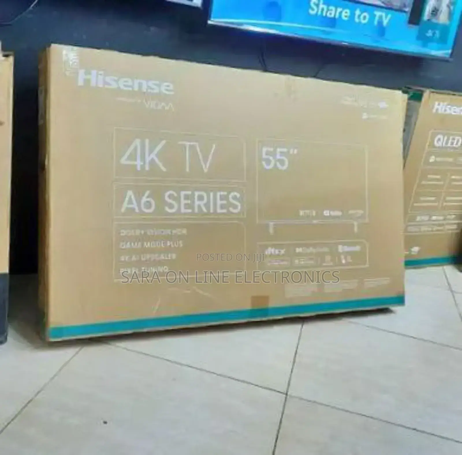 Hisense 55" Uhd Smart A6 Series Tv *Free Delivery *