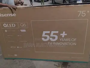 Hisence 75" Qled Q6 Series 55+Years Warranty Free Delivery