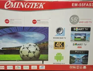 e-Mingtek 55" New 2025 Smart Uhdtv 10year Warranty