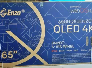 Enzo 65" New 2025 A+Panel Smart Tv Free Delivery