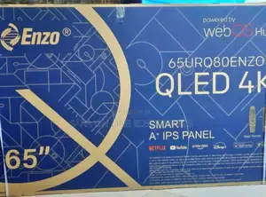 Enzo 65" New 2025 A+Panel Smart Tv Free Delivery