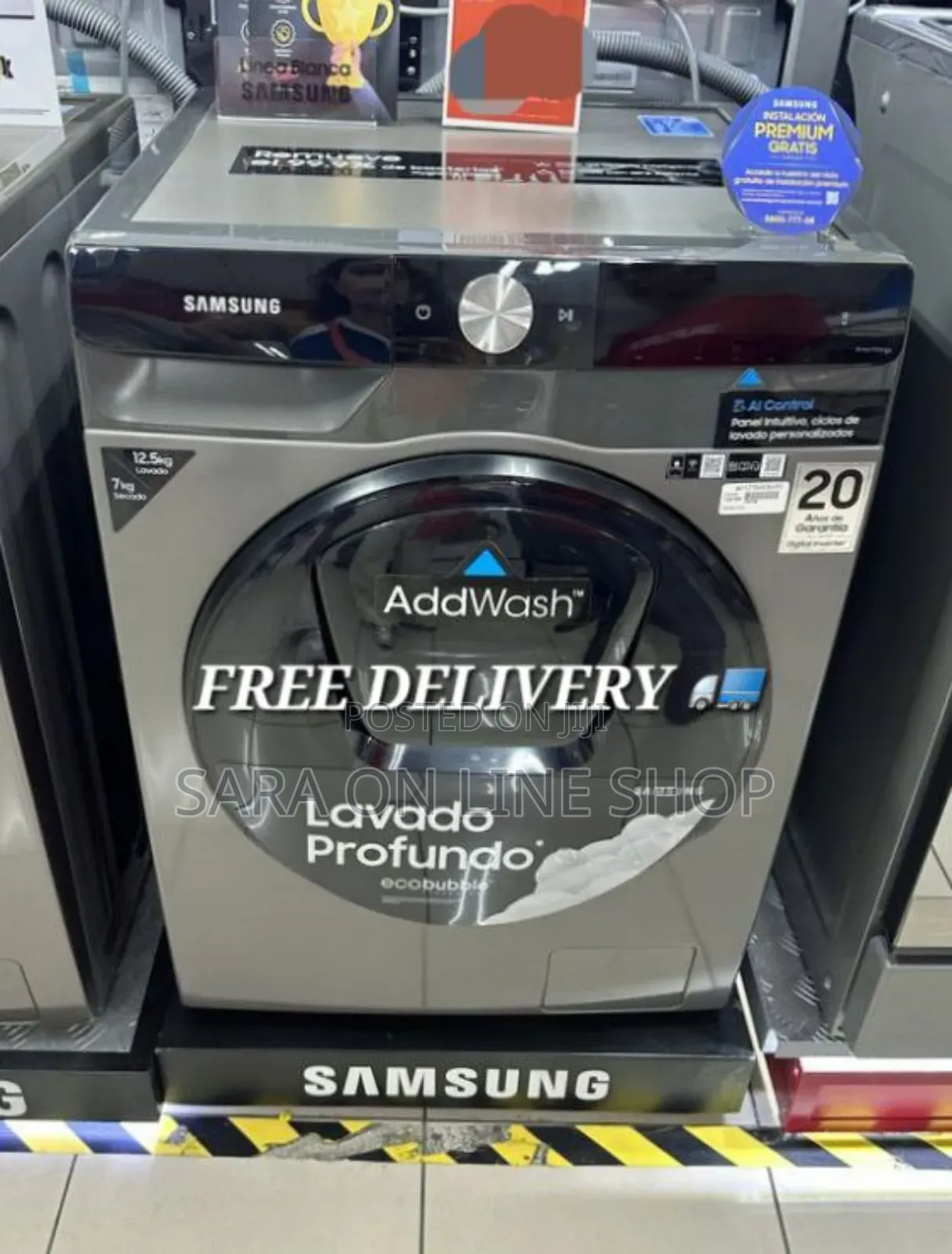 Samsung 12.5/7kg New Washing Machine ☆Free Delivery ☆