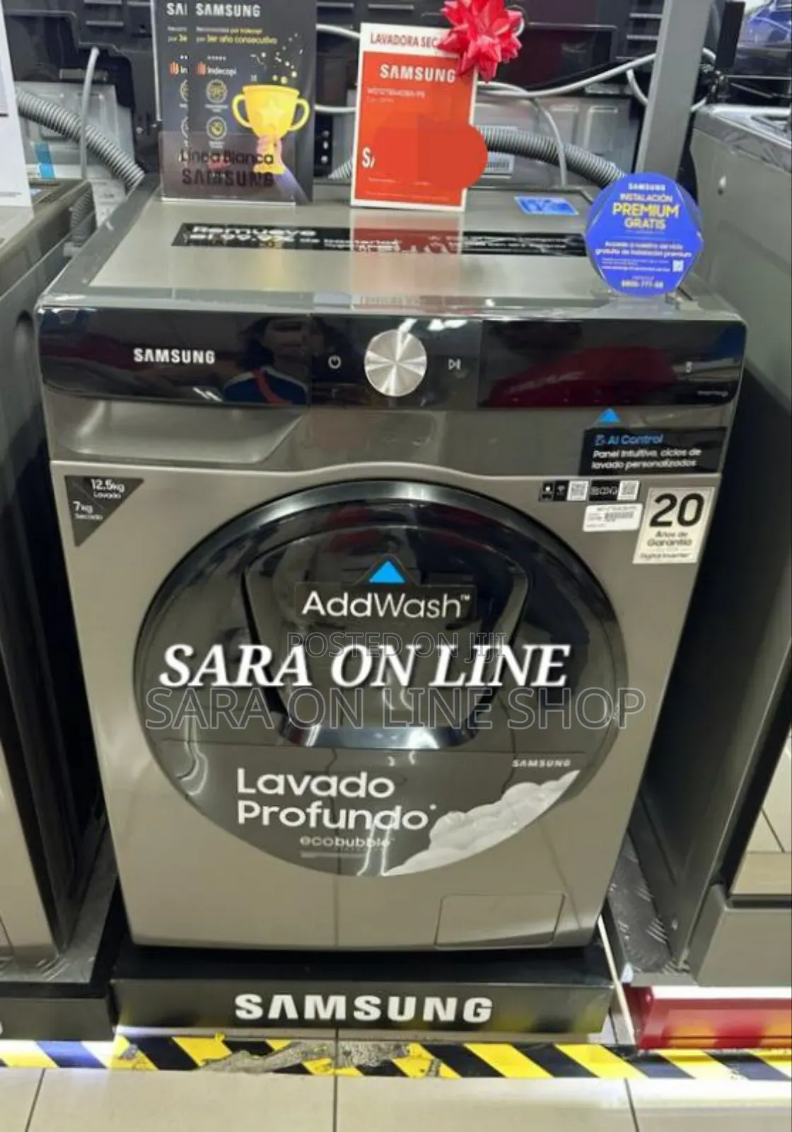 Samsung 12.5/7kg New Washing Machine ☆Free Delivery ☆