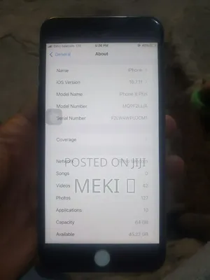 Apple iPhone 8 Plus 64 GB Black