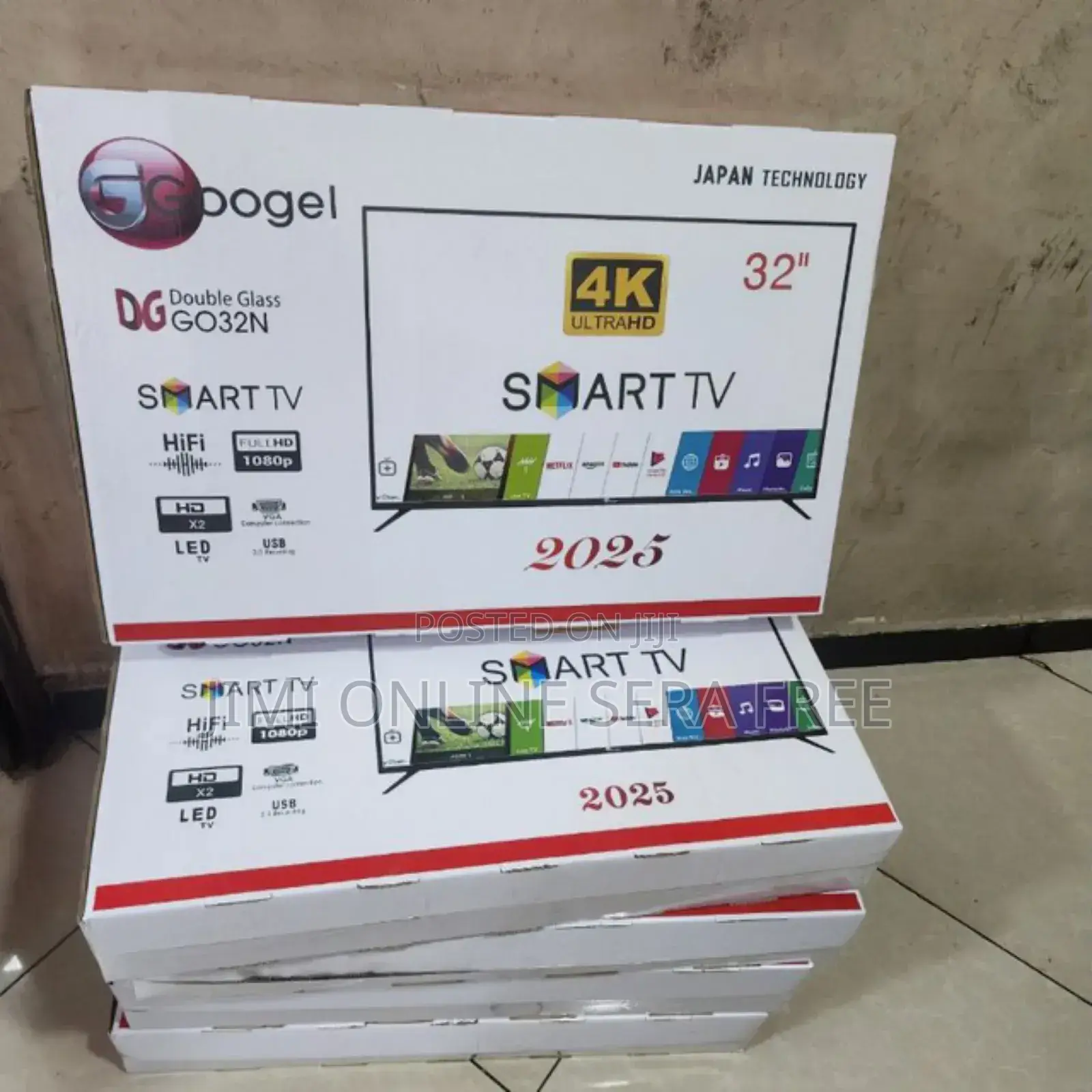 Googel Smart Tv 32 Inch Andraid Doubel Gelass