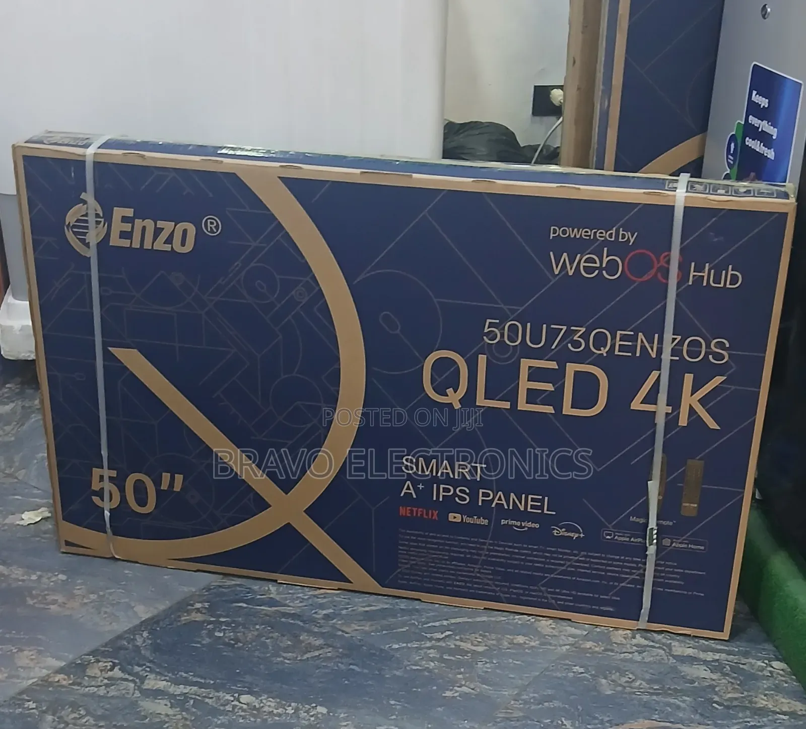 Enzo 50” Qled Smart Tv – Frameless Design | Ultra Hd