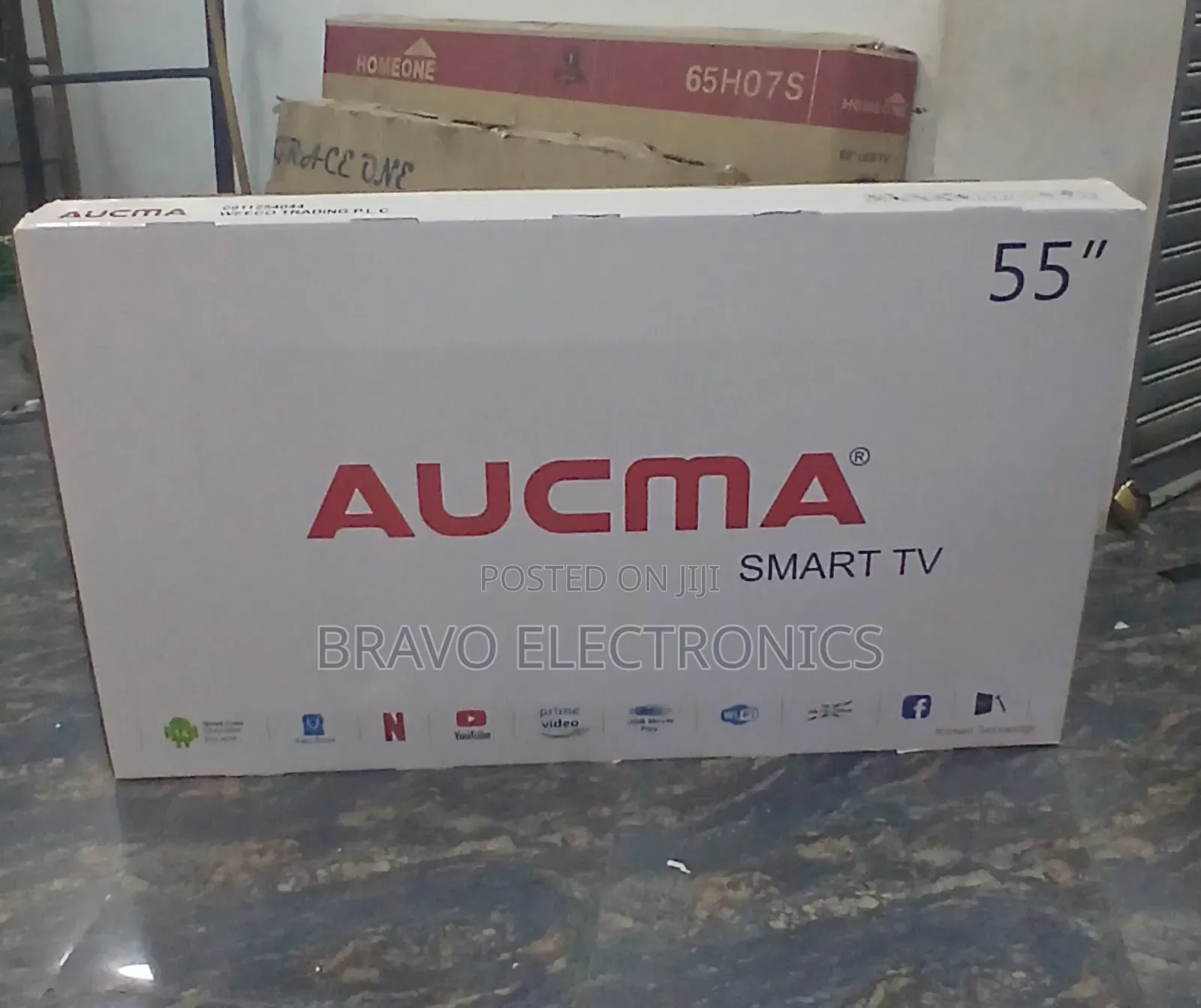Aucma 55” Smart Tv – Android 14 Korean Technology Ultra Hd