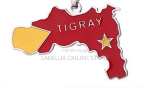 Photo - Tigray Region Map Pendant Necklace