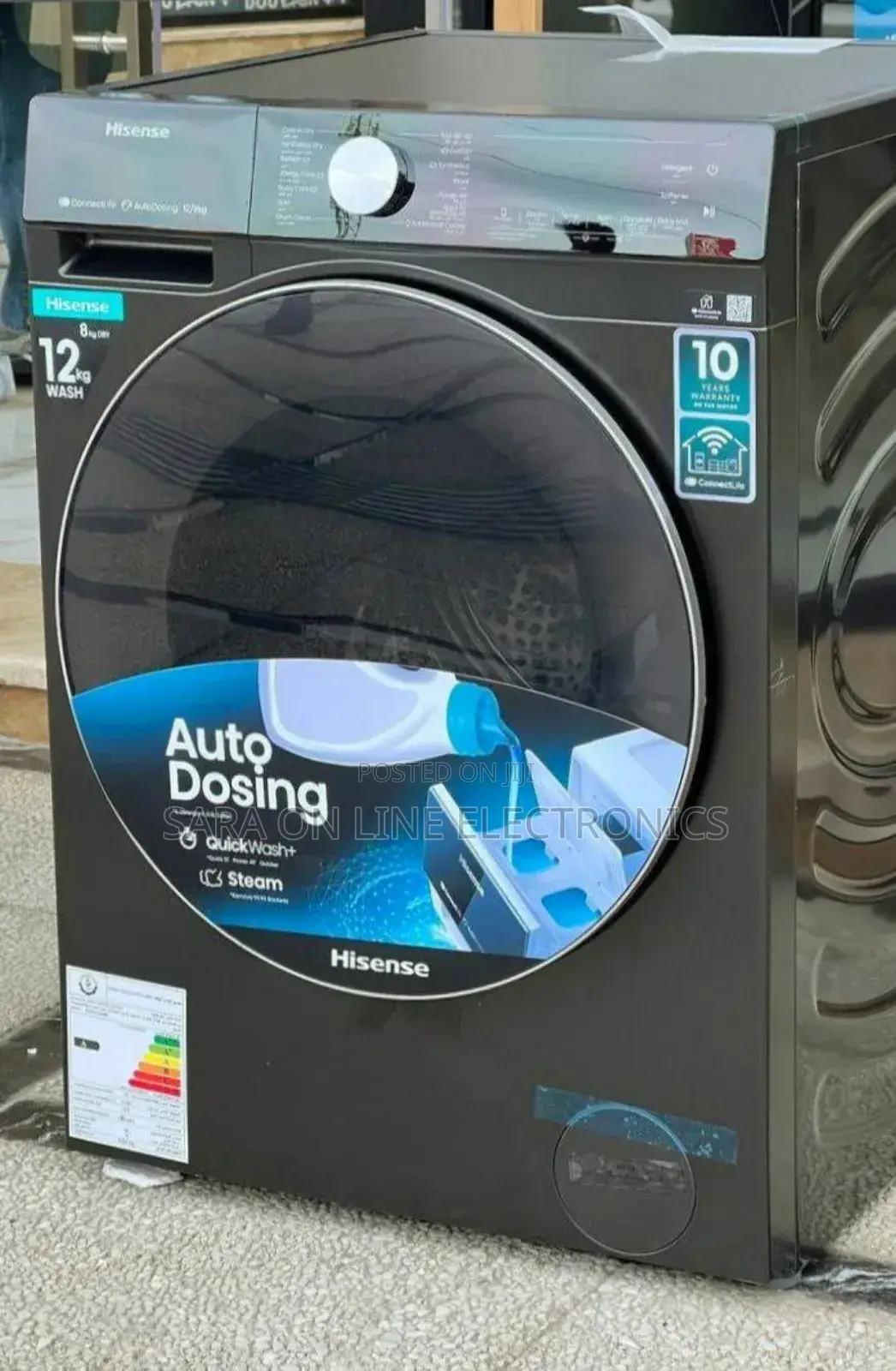 Hisence 12/8kg Frount Load New 5year Warranty