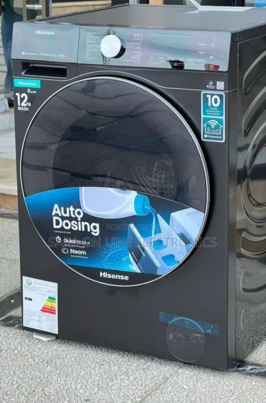 Hisence 12/8kg Frount Load New 5year Warranty