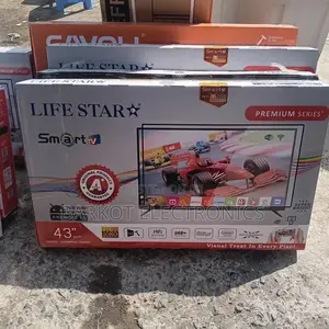 Life Star Smart Tv 43 Inhi Andraid Doubel Gelass