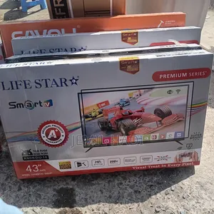 Life Star Smart Tv 43 Inhi Andraid Doubel Gelass