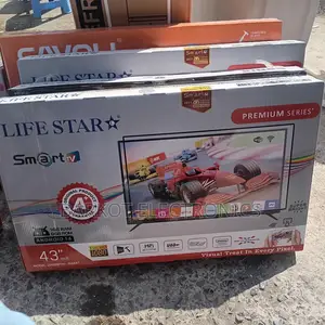 Life Star Smart Tv 43 Inhi Andraid Doubel Gelass